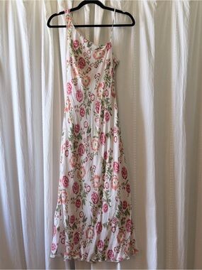 United Colors of Benetton Floral Midi Dress  Sz S Made in Italy